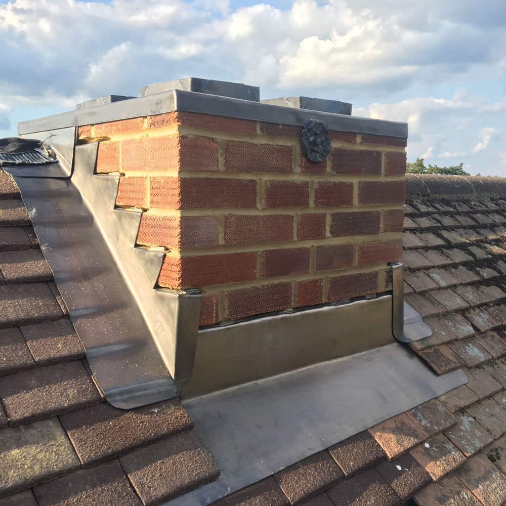 Avalon Roofing | Chimney Repairs | Lead work- side view